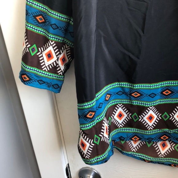 Brand new Aztec print top with back cutout - Picture 2 of 4